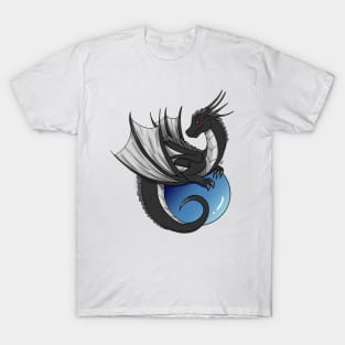 Black Dragon on a Ball T-Shirt